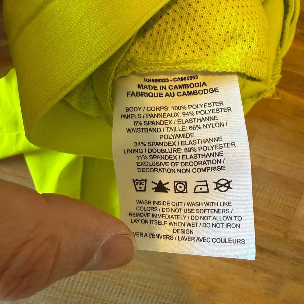Nike Flex Stride Running Shorts Mens L 7 Inseam Brief Lined Bright Cactus Yellow - Picture 4 of 6
